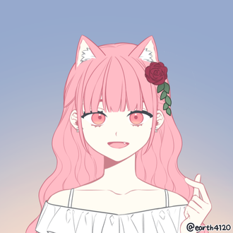 A picrew I made to represent myself.